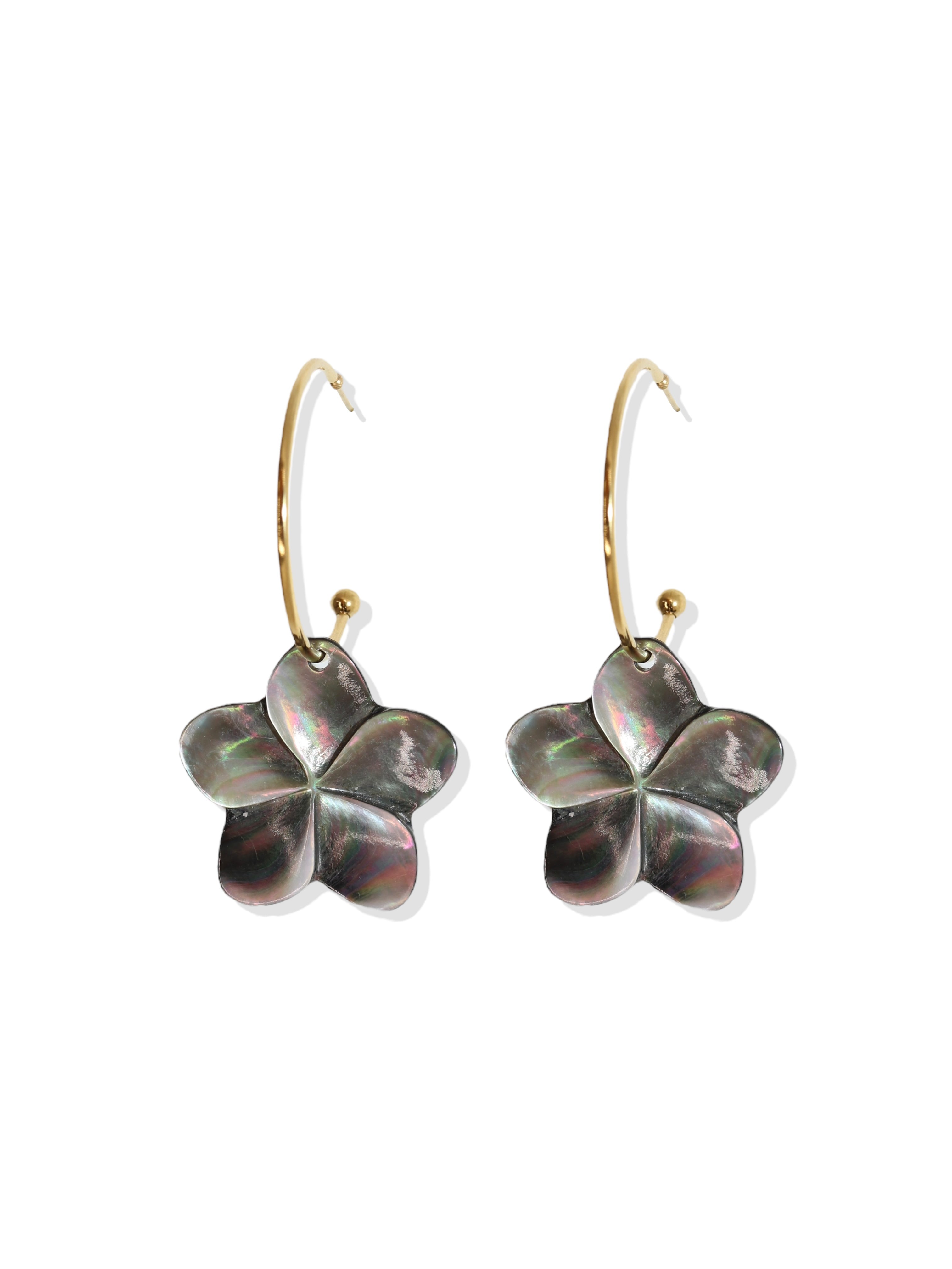 Pua Plumeria Hoops