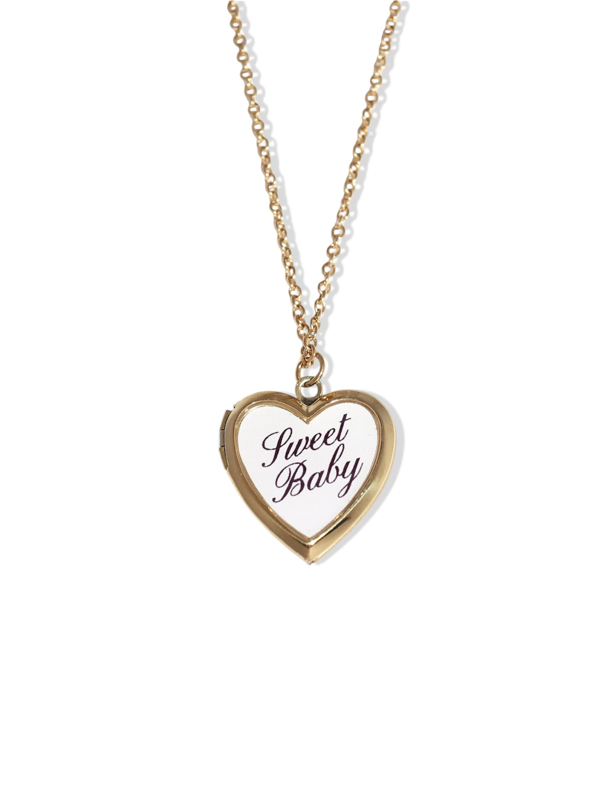 Sweet Baby Locket Necklace