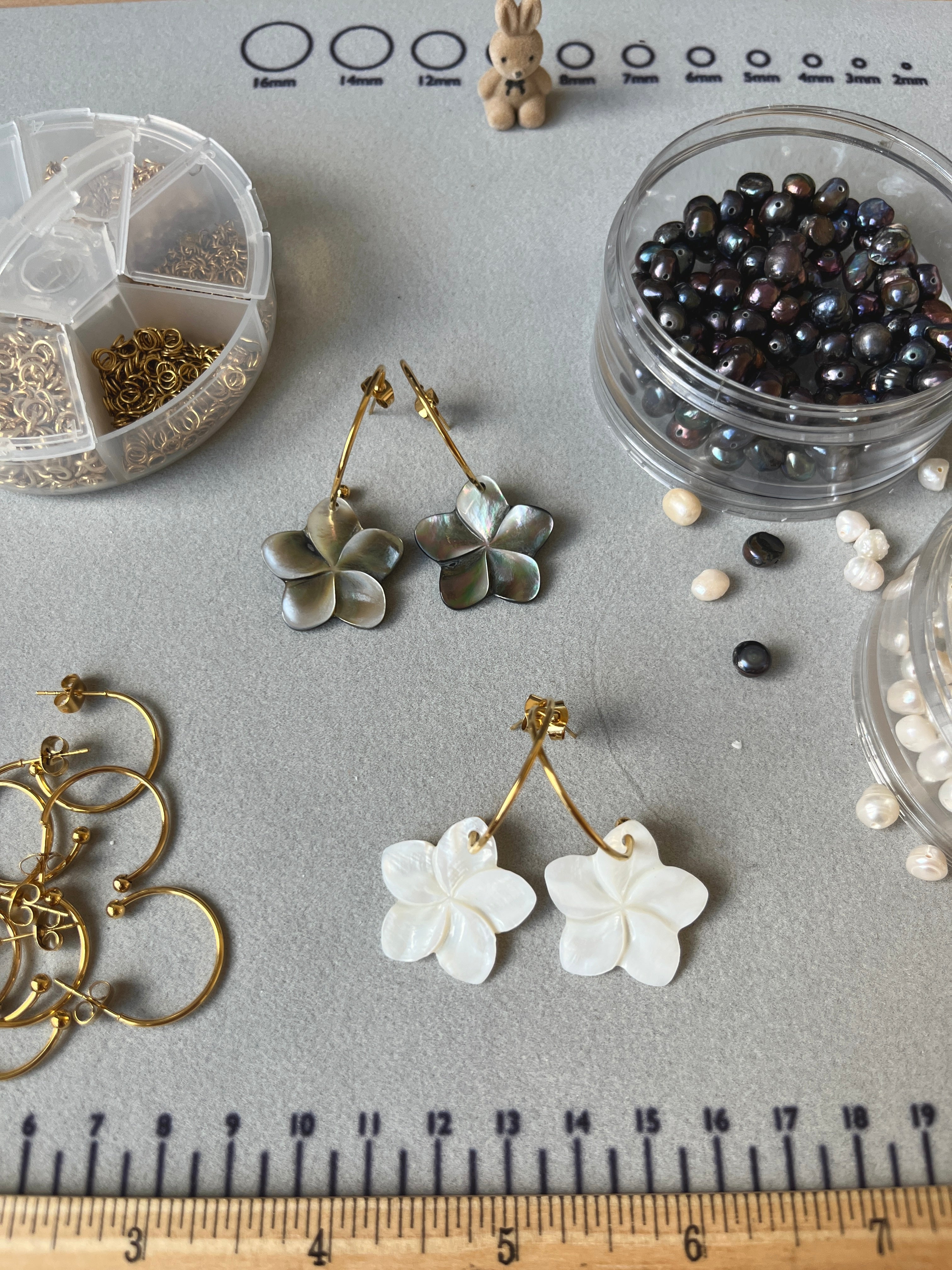 Pua Plumeria Hoops