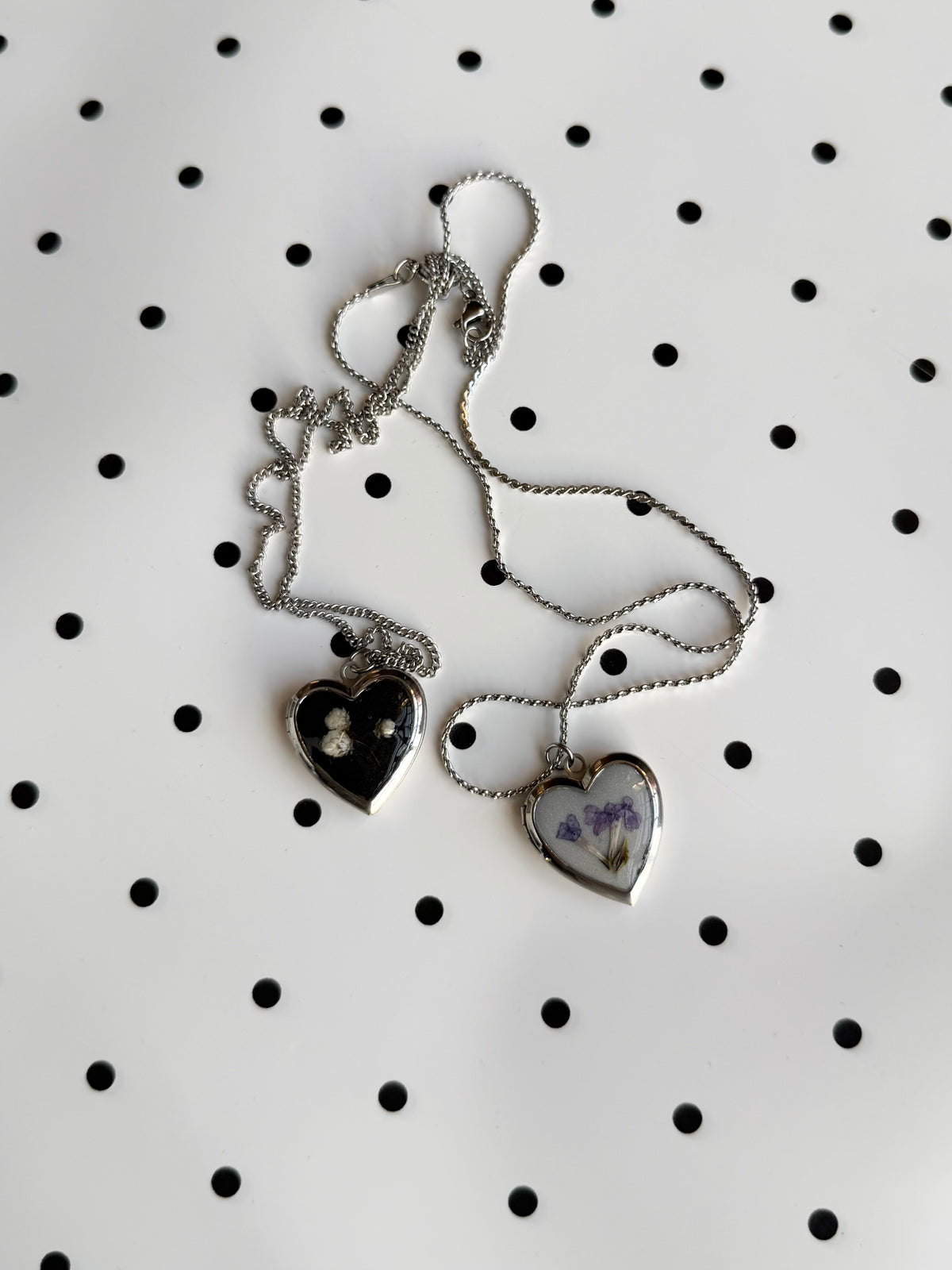 Violet Locket Necklace