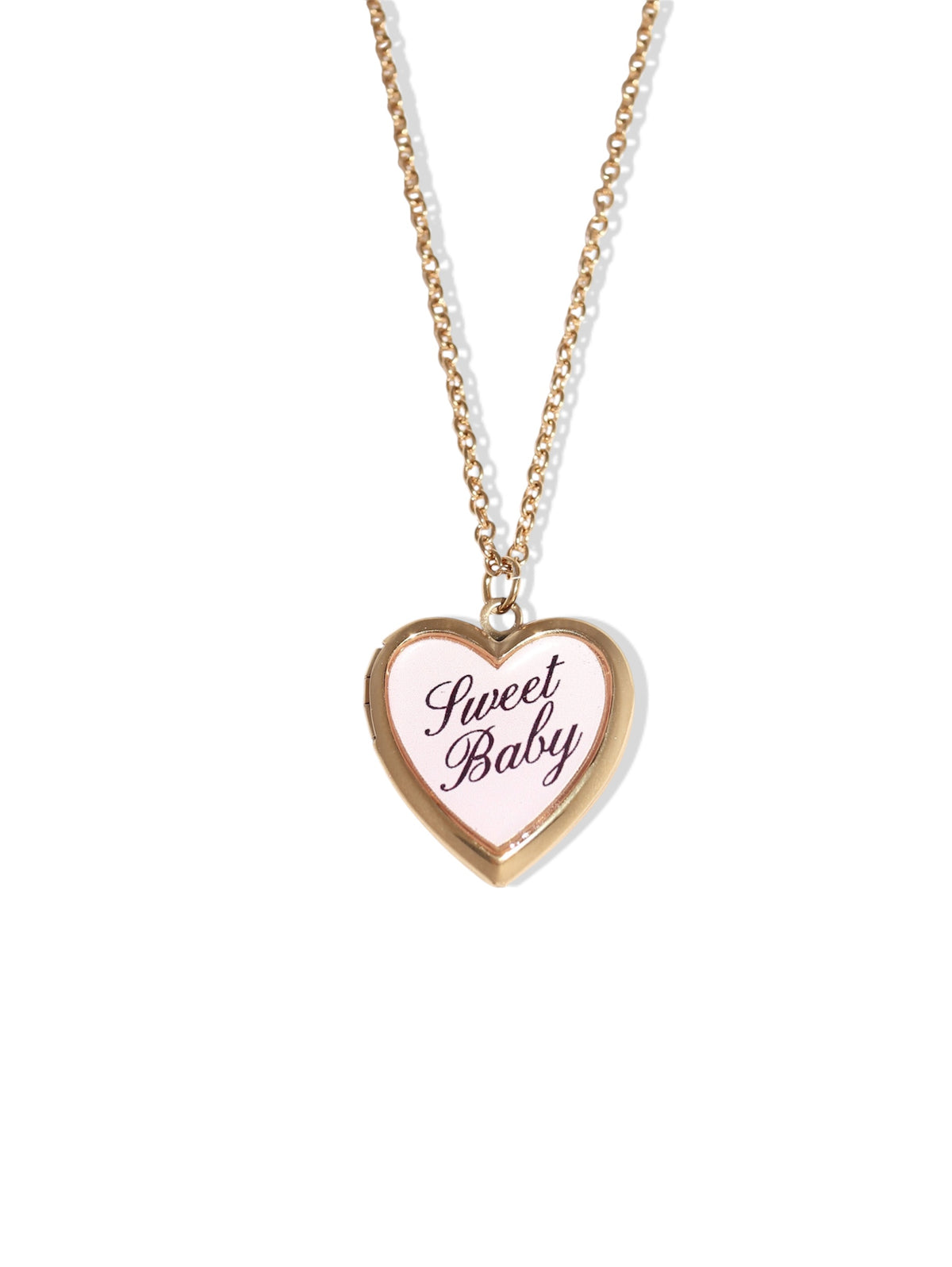 Sweet Baby Locket Necklace
