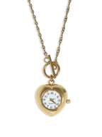 Timeless Love Gold Watch Necklace