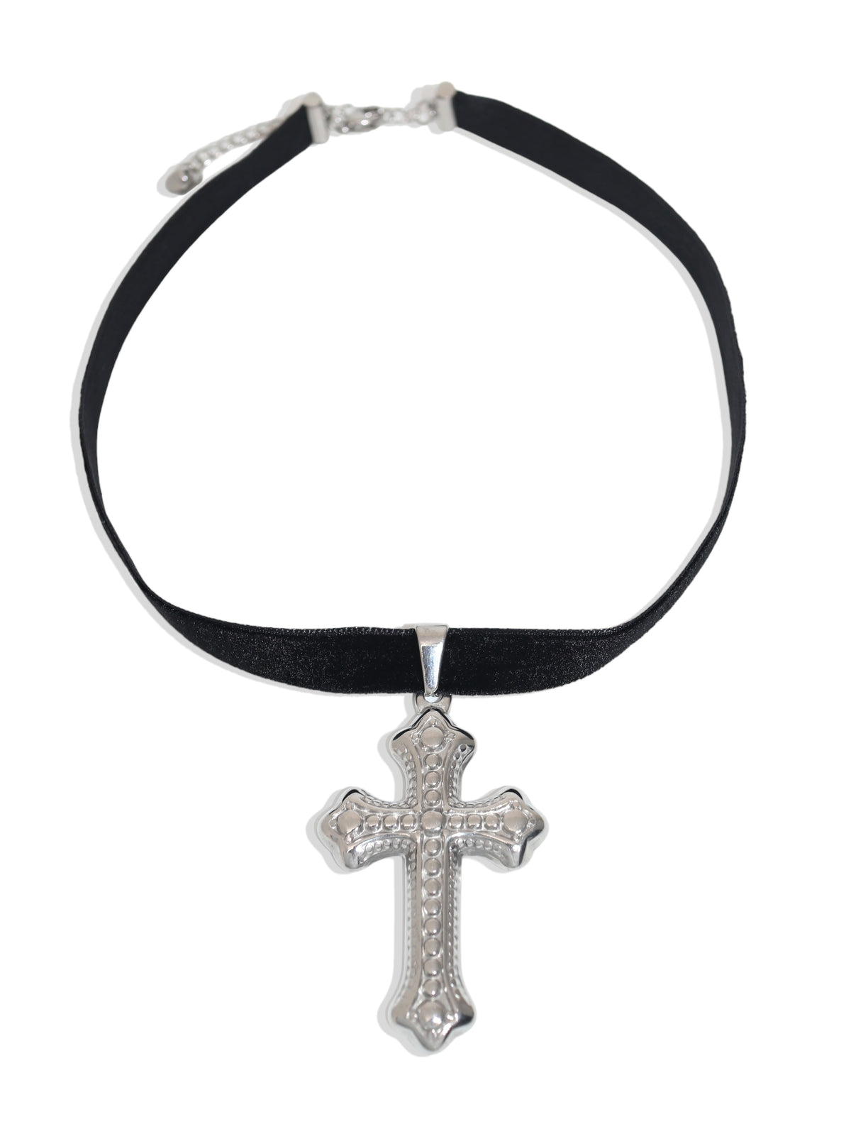 Brooklyn Cross Choker – Distorted Angels