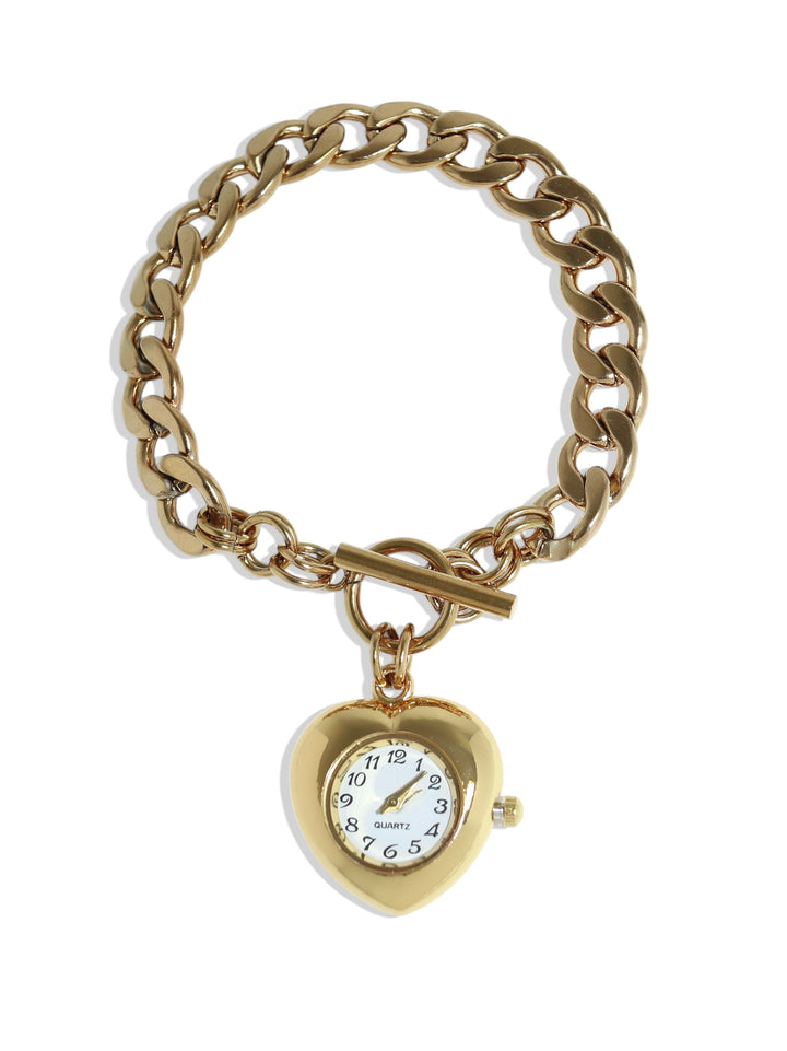 Timeless Love Gold Watch Bracelet