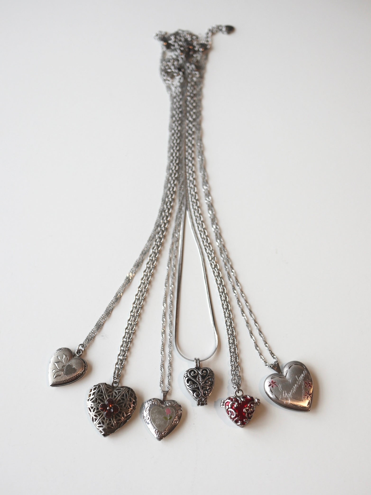 Amber Heart Necklace