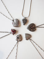 Amber Heart Necklace