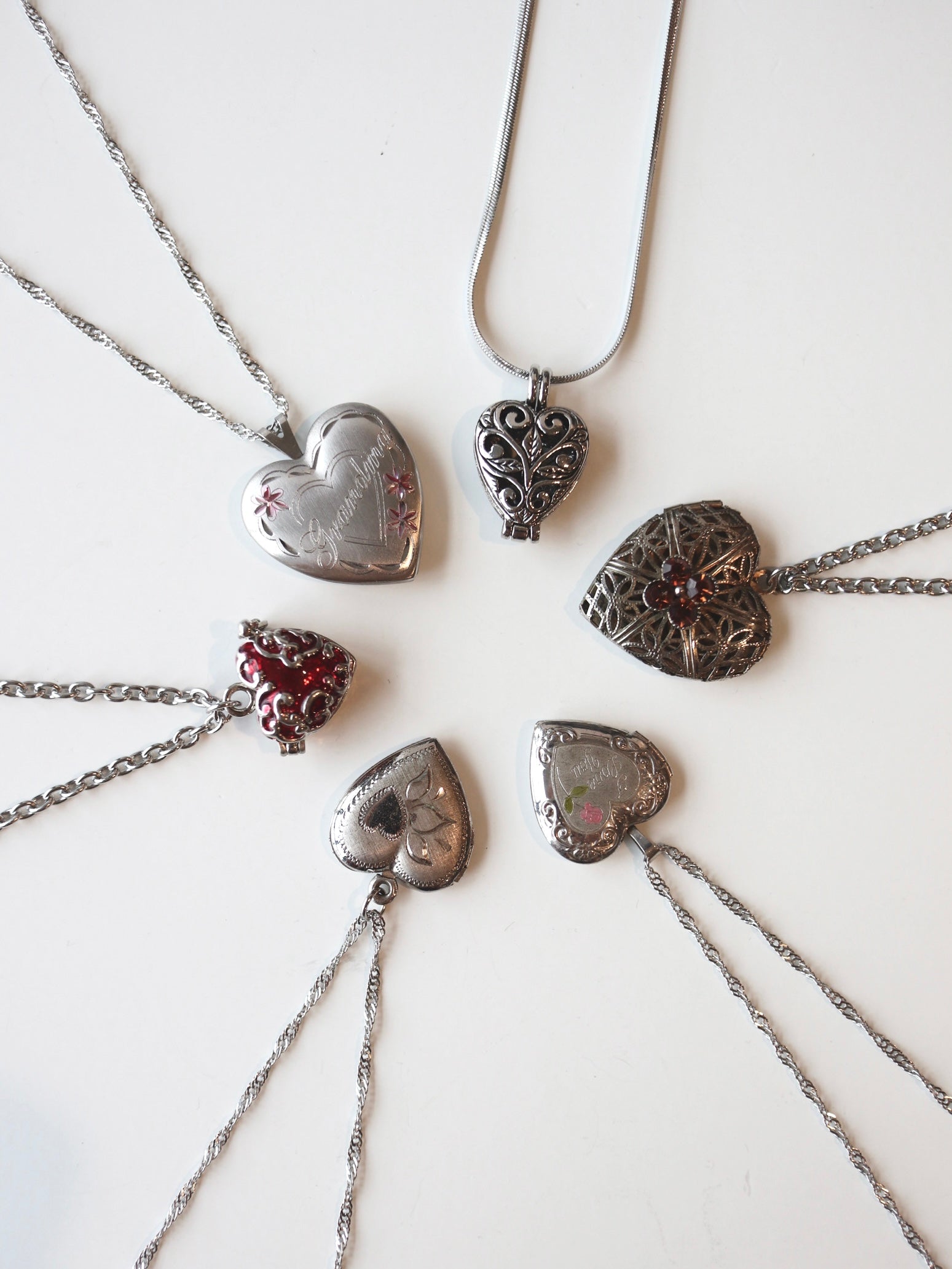 Amber Heart Necklace