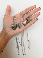 Amber Heart Necklace