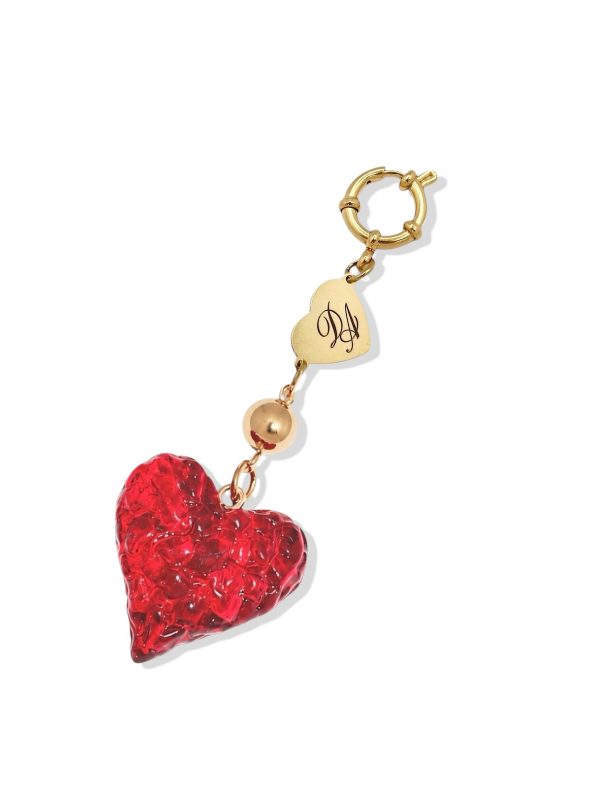 Cherry Heart Charm