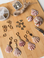 Coral Shell Charm