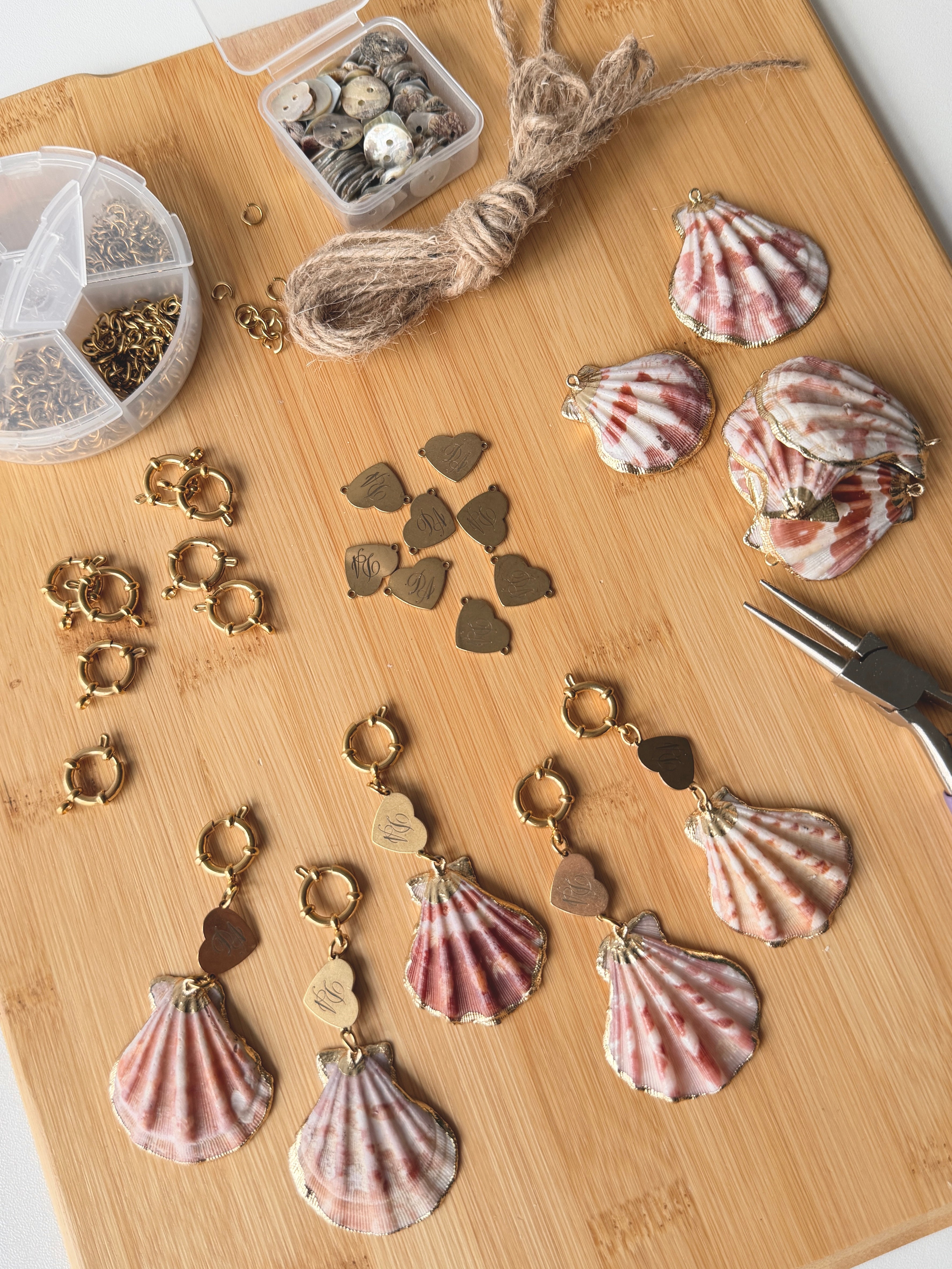 Coral Shell Charm