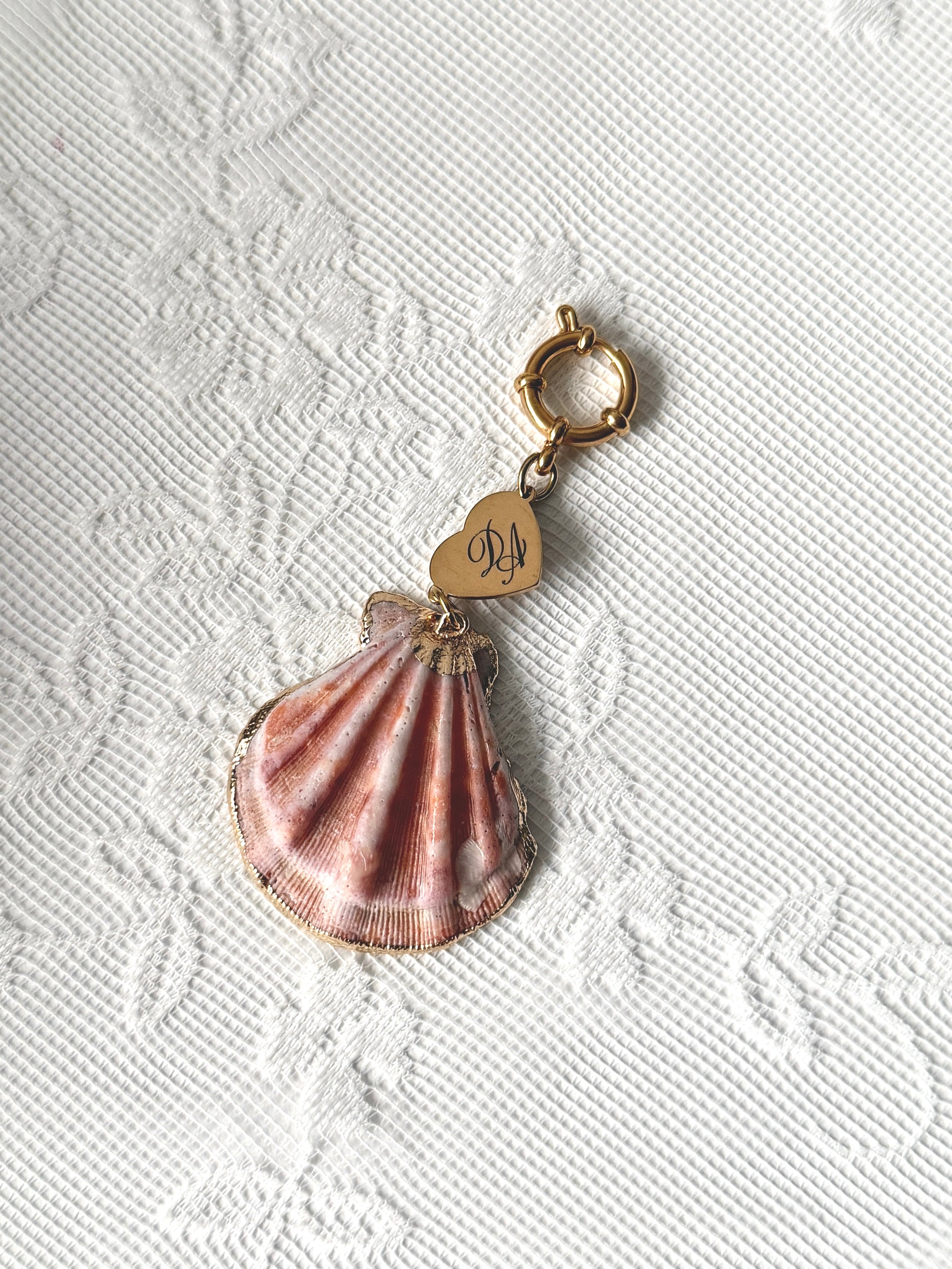 Coral Shell Charm