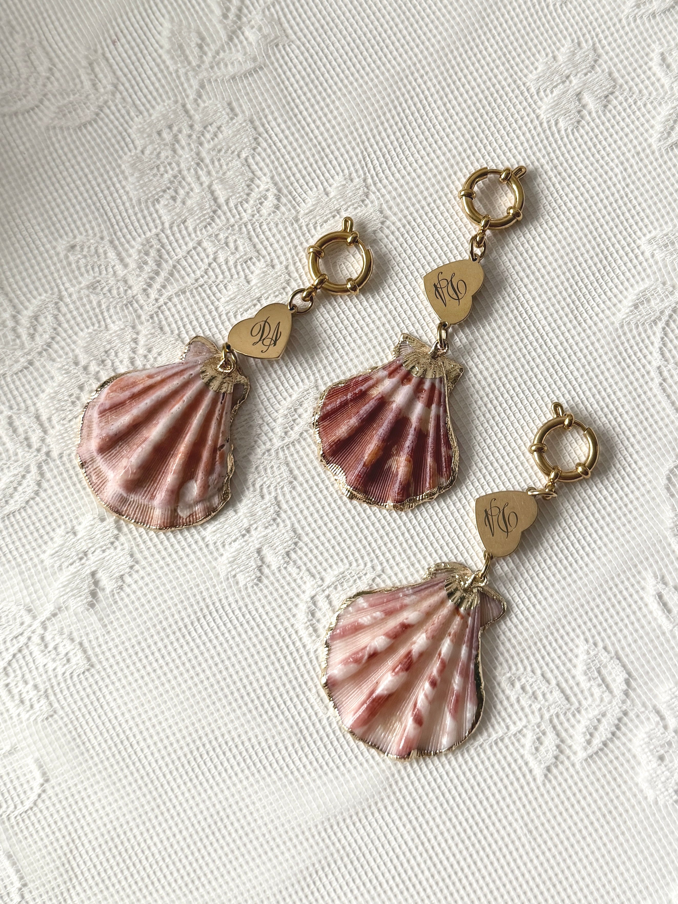 Coral Shell Charm