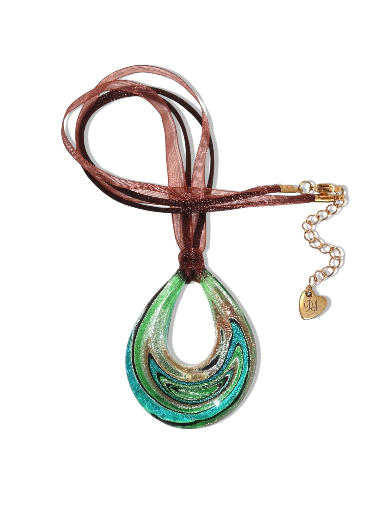 Emerald Glass Necklace