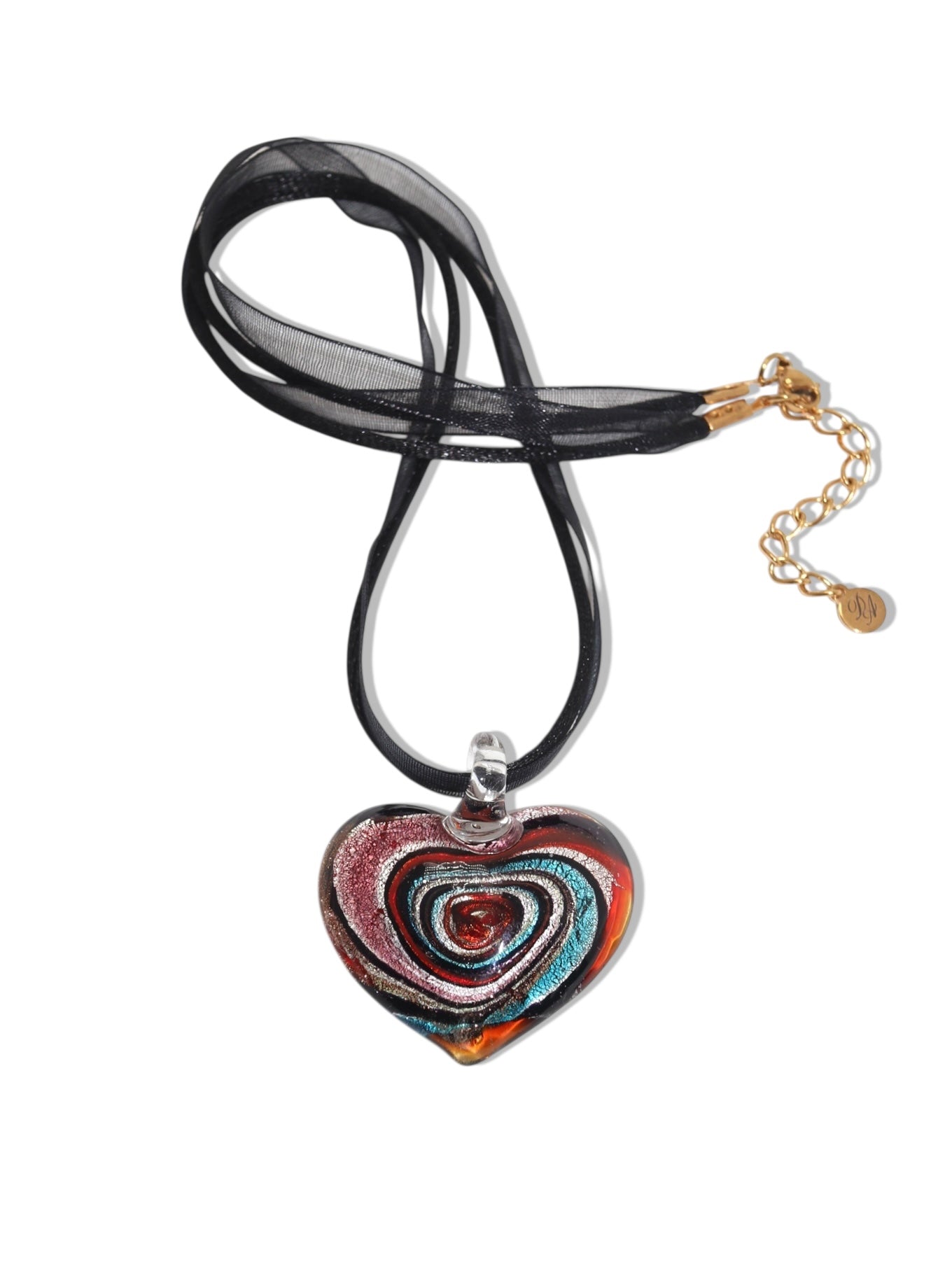 Violet Hour Glass Necklace