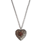 Amber Heart Necklace