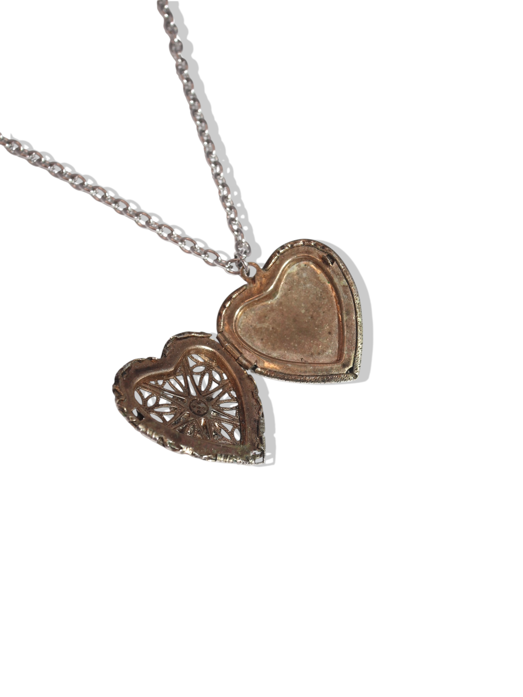 Amber Heart Necklace