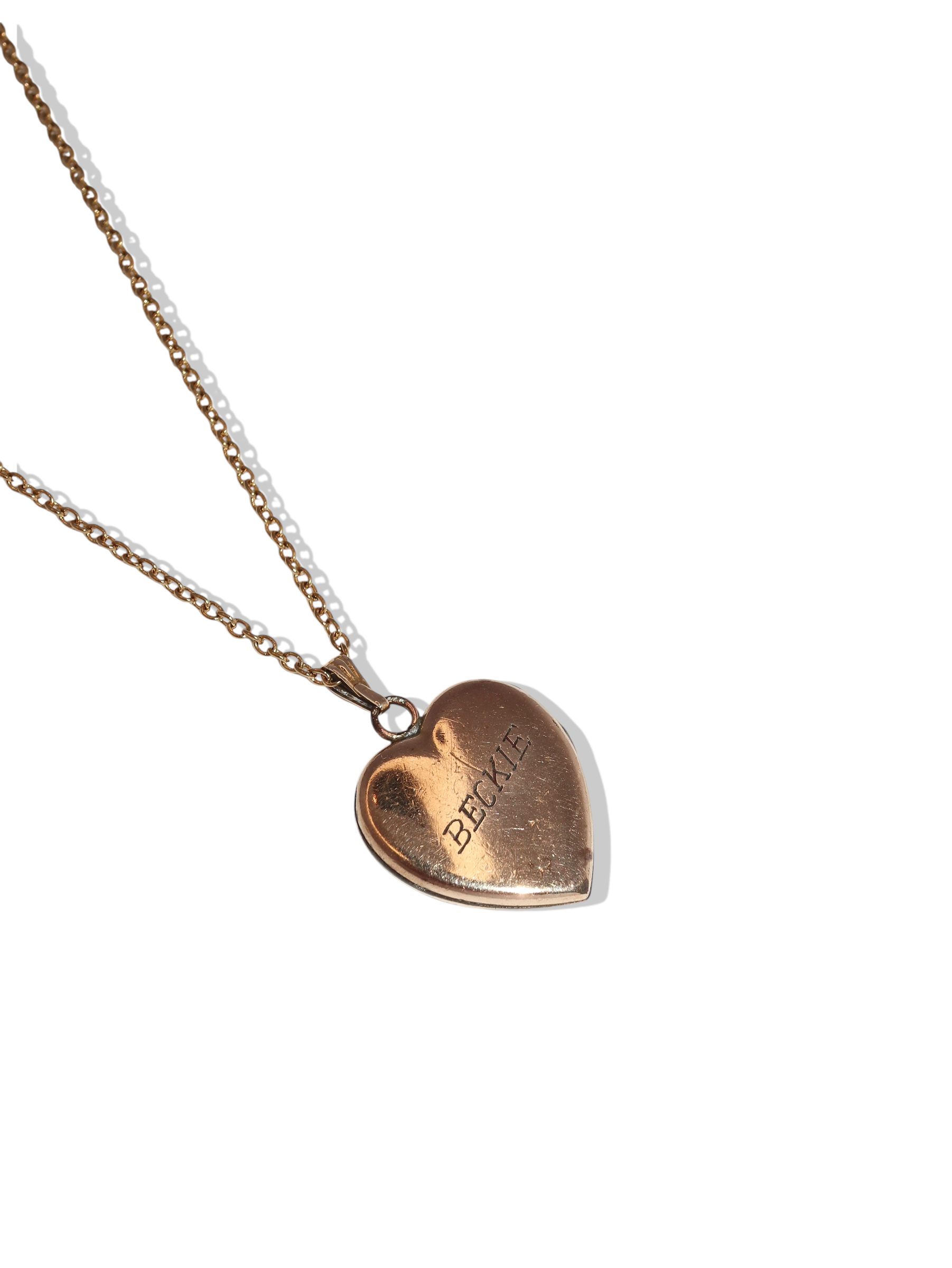 Rose Letter Necklace