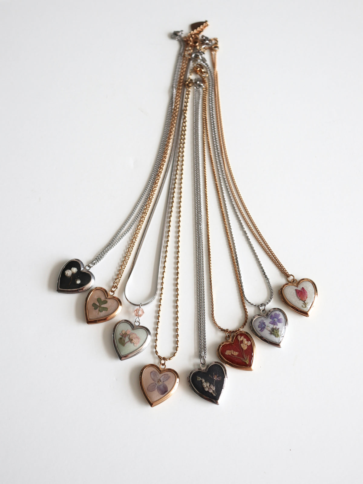 Lilac Locket Necklace