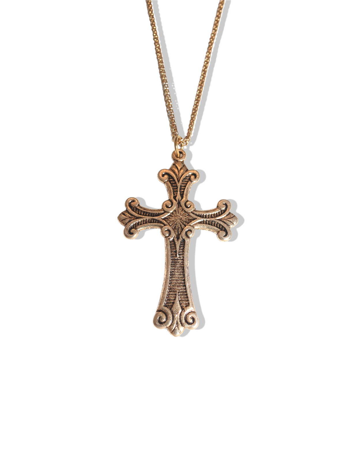 Lacework Cross Necklace