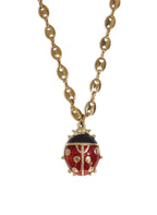 Vintage Ladybug Necklace