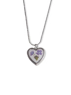 Violet Locket Necklace