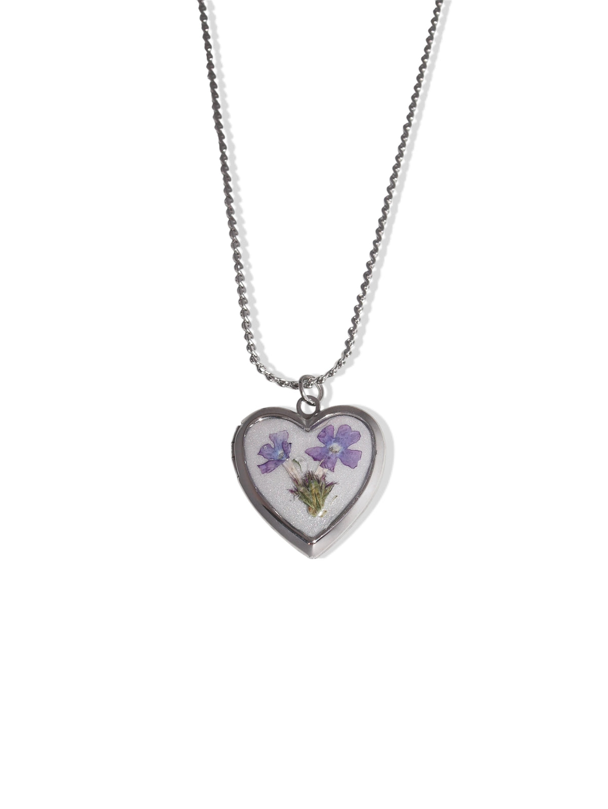 Violet Locket Necklace