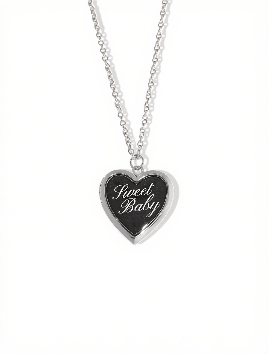 Sweet Baby Locket Necklace
